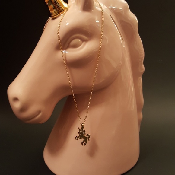 LAST 1! ❤Gold Unicorn Necklace - Picture 2 of 4